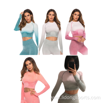 Hot Sale Women Long Sleeve Comfortable Yoga Clothing